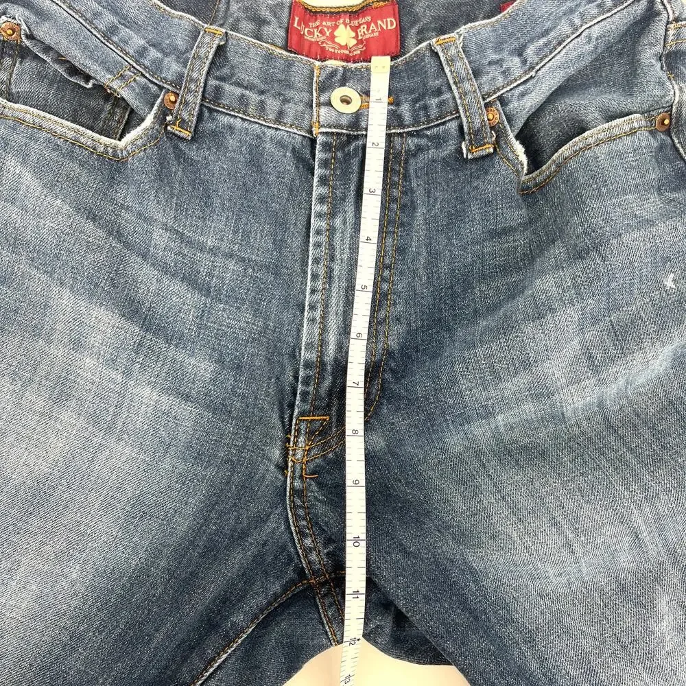 Lucky Brand Mens 181 Relaxed Straight Denim 100% Cotton Jeans Size 32 x 30